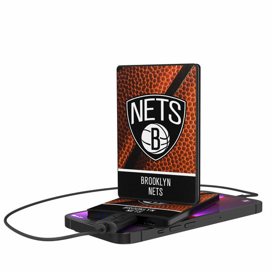 Brooklyn Nets Basketball 2500mAh Credit Card Powerbank-0