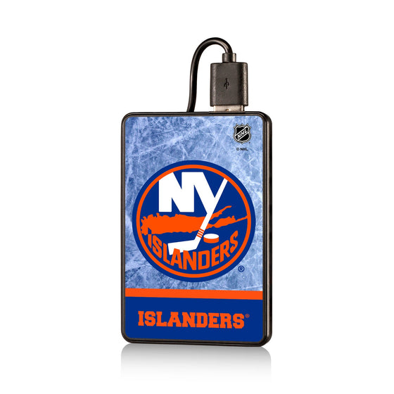New York Islanders Ice Wordmark 2500mAh Credit Card Powerbank-0