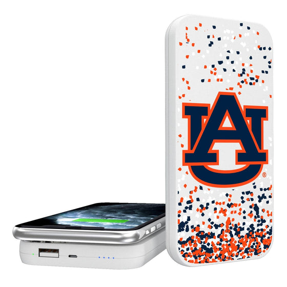 Auburn Tigers Confetti 5000mAh Portable Wireless Charger-0