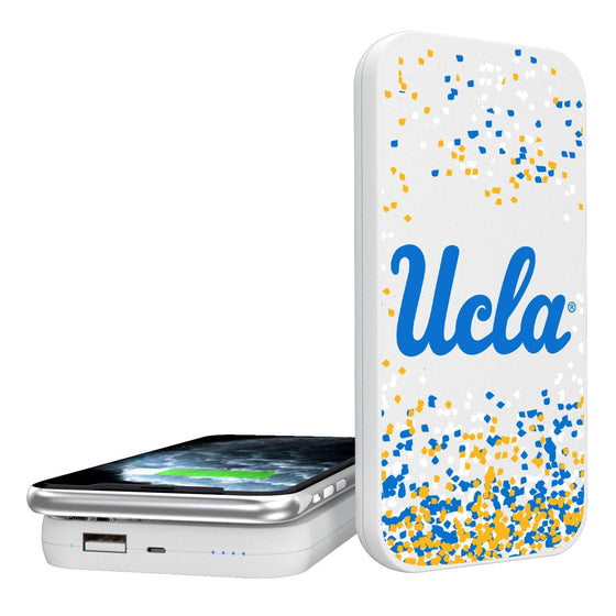 UCLA Bruins Confetti 5000mAh Portable Wireless Charger-0