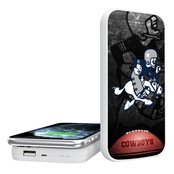 Dallas Cowboys 1966-1969 Historic Collection Legendary 5000mAh Portable Wireless Charger - 757 Sports Collectibles