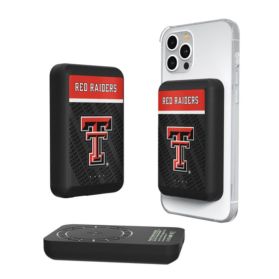 Texas Tech Red Raiders Endzone Plus 5000mAh Magnetic Wireless Charger-0