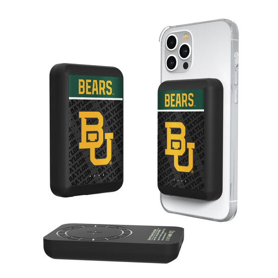 Baylor Bears Endzone Plus Wireless Mag Power Bank-0
