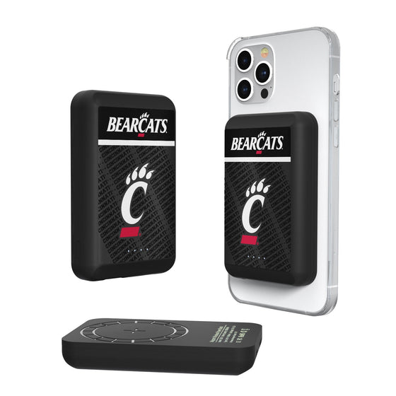 Cincinnati Bearcats Endzone Plus 5000mAh Magnetic Wireless Charger-0