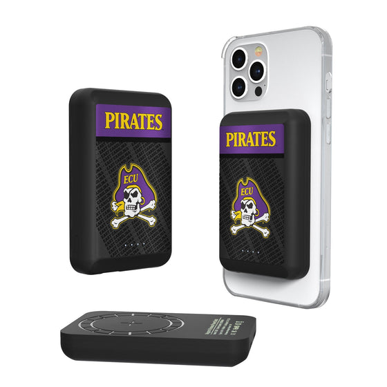 East Carolina Pirates Endzone Plus 5000mAh Magnetic Wireless Charger-0