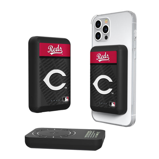 Cincinnati Reds Endzone Plus 5000mAh Magnetic Wireless Charger - 757 Sports Collectibles