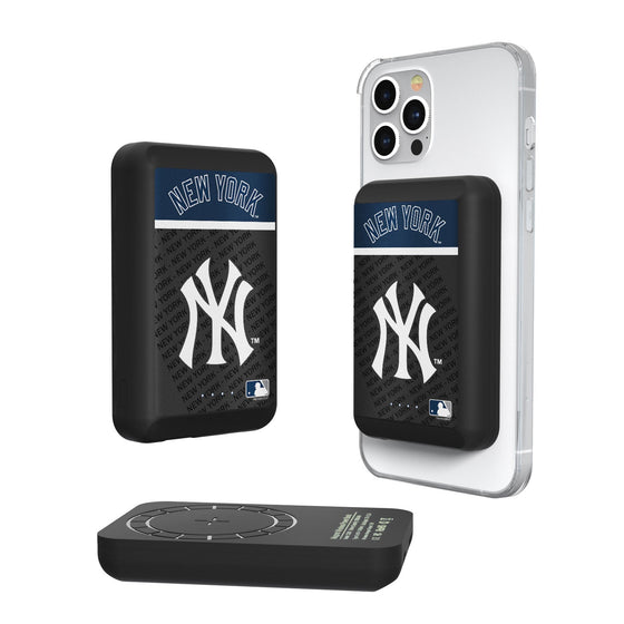 New York Yankees Endzone Plus 5000mAh Magnetic Wireless Charger - 757 Sports Collectibles