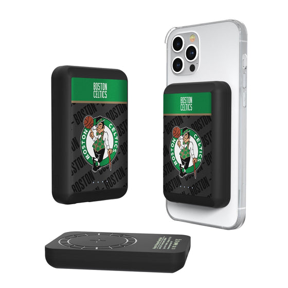 Boston Celtics Endzone Plus Wireless Mag Power Bank-0