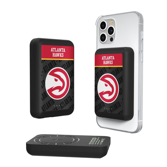 Atlanta Hawks Endzone Plus Wireless Mag Power Bank-0