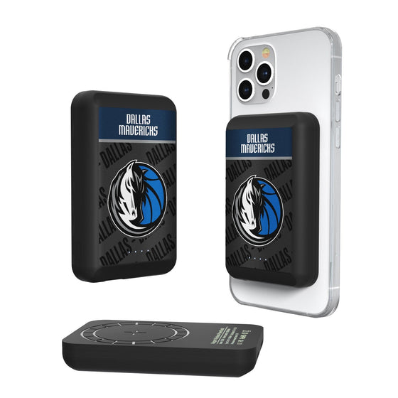 Dallas Mavericks Endzone Plus Wireless Mag Power Bank-0
