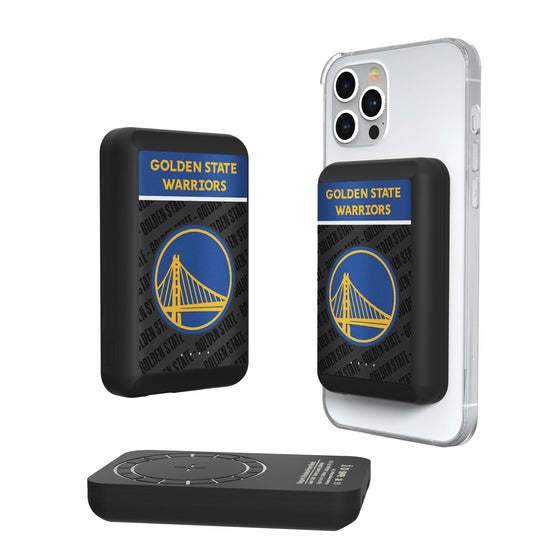 Golden State Warriors Endzone Plus Wireless Mag Power Bank-0