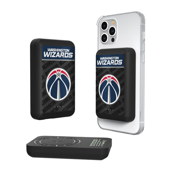 Washington Wizards Endzone Plus Wireless Mag Power Bank-0