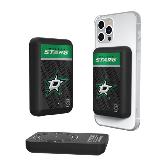 Dallas Stars Endzone Plus 5000mAh Magnetic Wireless Charger-0