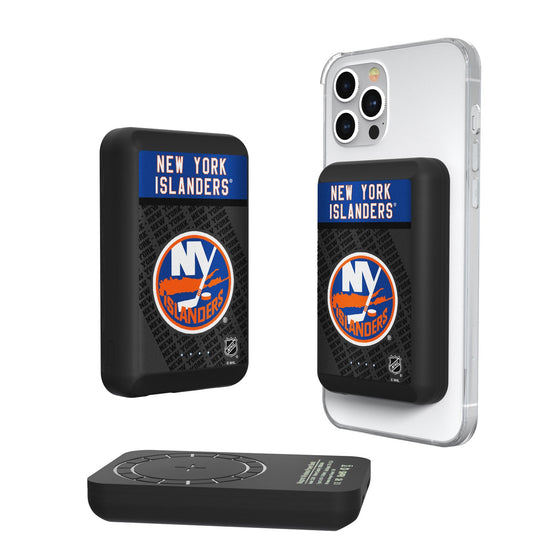 New York Islanders Endzone Plus 5000mAh Magnetic Wireless Charger-0