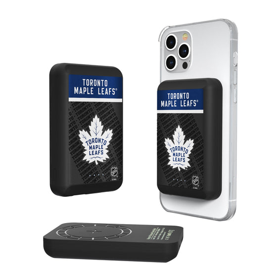 Toronto Maple Leafs Endzone Plus 5000mAh Magnetic Wireless Charger-0