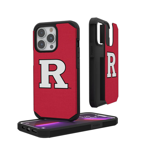 Rutgers Scarlet Knights Solid Rugged Case-0