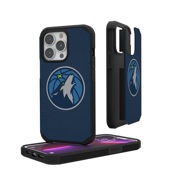 Minnesota Timberwolves Solid Rugged Case-0
