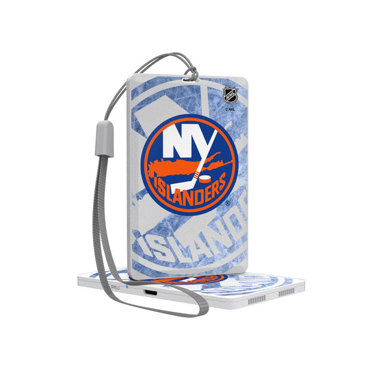 New York Islanders Ice Tilt Bluetooth Credit Card Mini Speaker-0