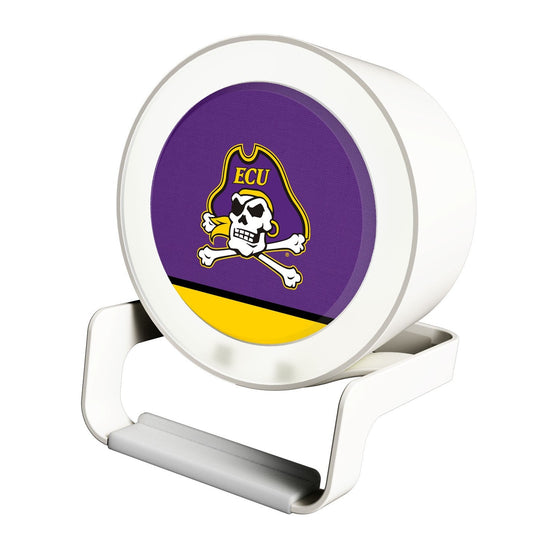 East Carolina Pirates Solid Wordmark Night Light Charger and Bluetooth Speaker-0