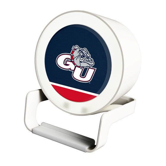 Gonzaga Bulldogs Solid Wordmark Night Light Charger and Bluetooth Speaker-0