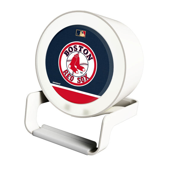 Boston Red Sox 1976-2008 - Cooperstown Collection Solid Wordmark Night Light Charger and Bluetooth Speaker - 757 Sports Collectibles