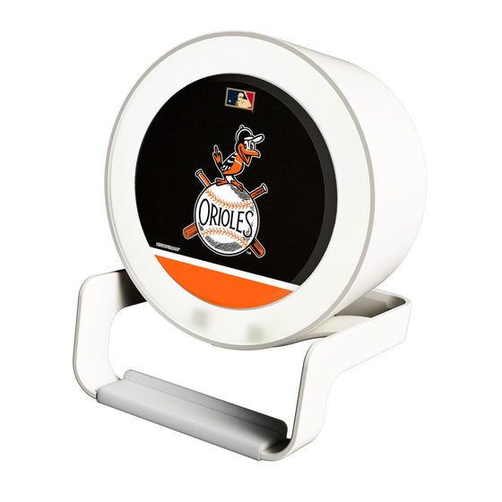 Baltimore Orioles 1954-1963 - Cooperstown Collection Solid Wordmark Night Light Charger and Bluetooth Speaker - 757 Sports Collectibles