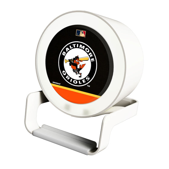 Baltimore Orioles 1966-1969 - Cooperstown Collection Solid Wordmark Night Light Charger and Bluetooth Speaker - 757 Sports Collectibles