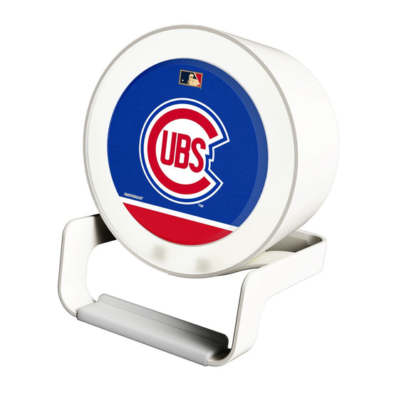 Chicago Cubs 1948-1956 - Cooperstown Collection Solid Wordmark Night Light Charger and Bluetooth Speaker - 757 Sports Collectibles