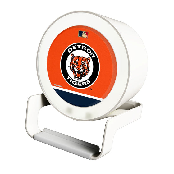 Detroit Tigers 1961-1963 - Cooperstown Collection Solid Wordmark Night Light Charger and Bluetooth Speaker - 757 Sports Collectibles