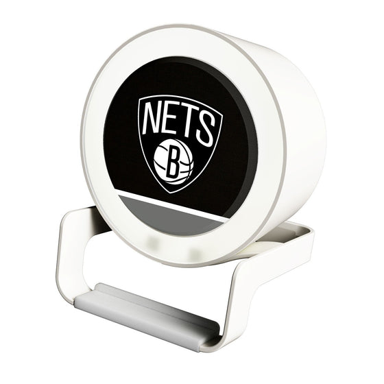 Brooklyn Nets Solid Wordmark Night Light Charger and Bluetooth Speaker-0