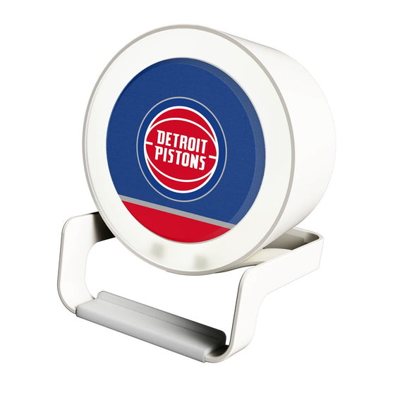 Detroit Pistons Solid Wordmark Night Light Charger and Bluetooth Speaker-0