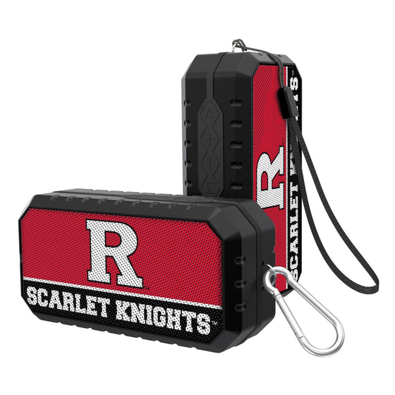 Rutgers Scarlet Knights Solid Wordmark Bluetooth Speaker-0