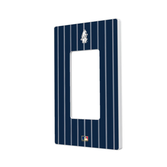 Chicago Cubs 1914 - Cooperstown Collection Pinstripe Hidden-Screw Light Switch Plate - 757 Sports Collectibles