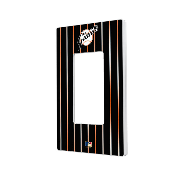 San Francisco Giants 1958-1967 - Cooperstown Collection Pinstripe Hidden-Screw Light Switch Plate - 757 Sports Collectibles
