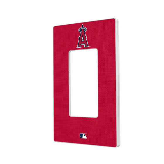 Los Angeles Angels Solid Hidden-Screw Light Switch Plate - 757 Sports Collectibles