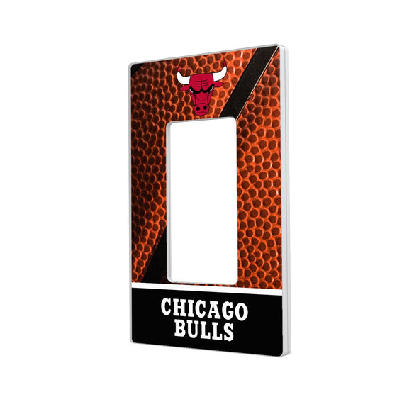 Chicago Bulls Basketball Hidden-Screw Light Switch Plate-1