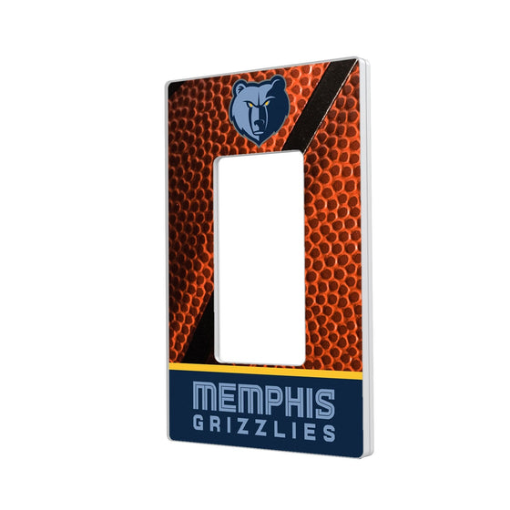 Memphis Grizzlies Basketball Hidden-Screw Light Switch Plate-1