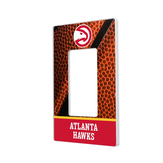 Atlanta Hawks Basketball Hidden-Screw Light Switch Plate-1