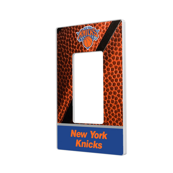 New York Knicks Basketball Hidden-Screw Light Switch Plate-1
