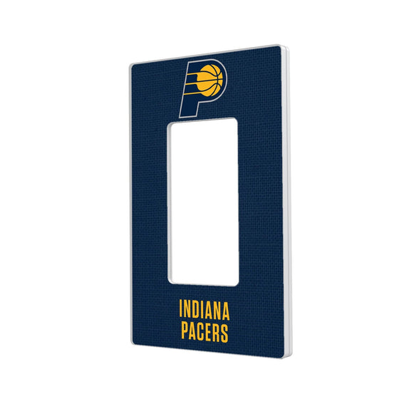 Indiana Pacers Solid Hidden-Screw Light Switch Plate-1