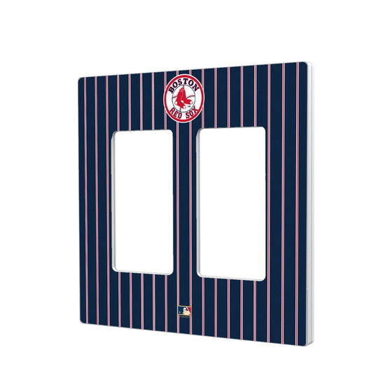 Boston Red Sox 1976-2008 - Cooperstown Collection Pinstripe Hidden-Screw Light Switch Plate - 757 Sports Collectibles