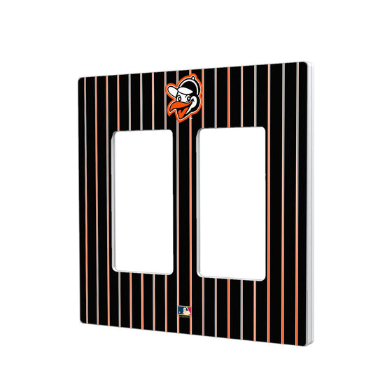 Baltimore Orioles 1955 - Cooperstown Collection Pinstripe Hidden-Screw Light Switch Plate - 757 Sports Collectibles