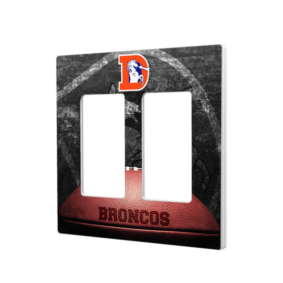 Denver Broncos 1993-1996 Historic Collection Legendary Hidden-Screw Light Switch Plate - 757 Sports Collectibles