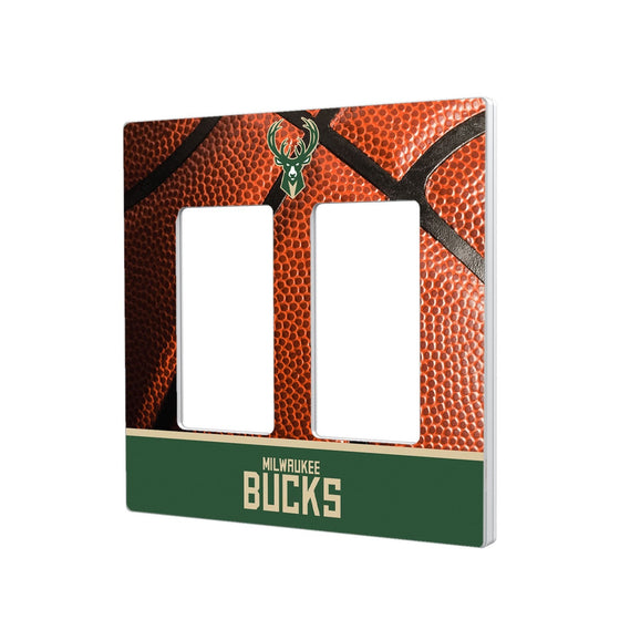 Milwaukee Bucks Basketball Hidden-Screw Light Switch Plate-3