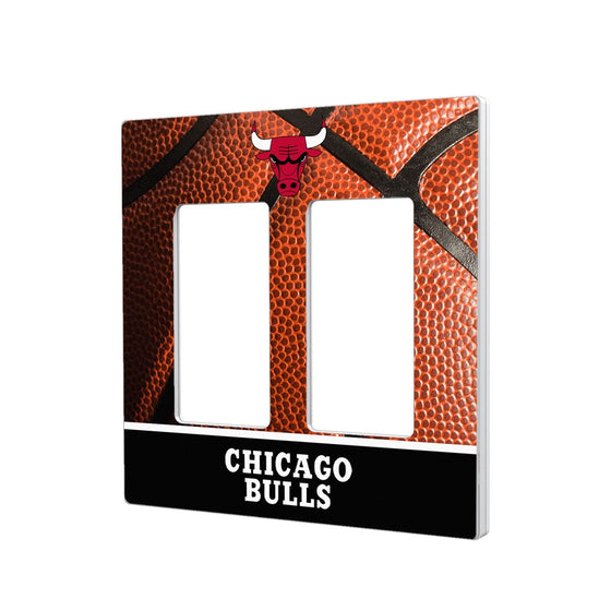 Chicago Bulls Basketball Hidden-Screw Light Switch Plate-3