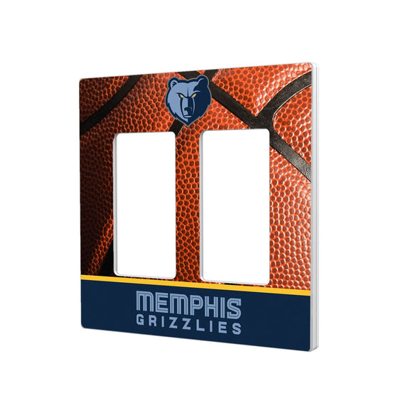 Memphis Grizzlies Basketball Hidden-Screw Light Switch Plate-3