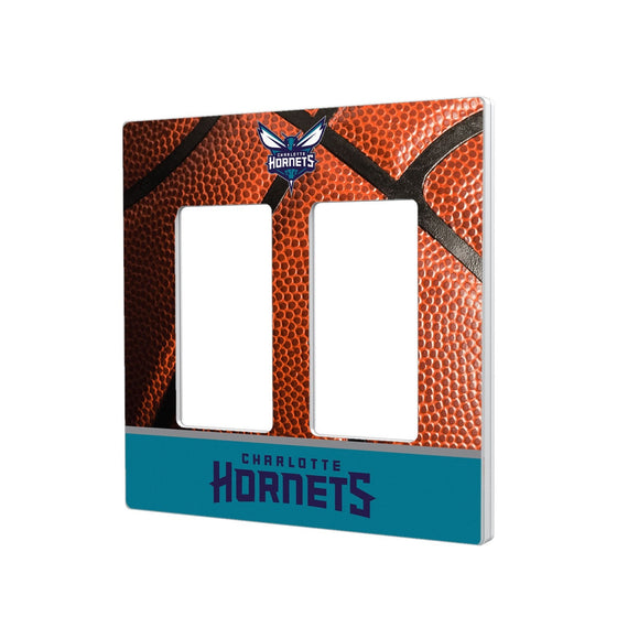 Charlotte Hornets Basketball Hidden-Screw Light Switch Plate-3