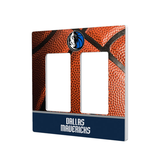 Dallas Mavericks Basketball Hidden-Screw Light Switch Plate-3