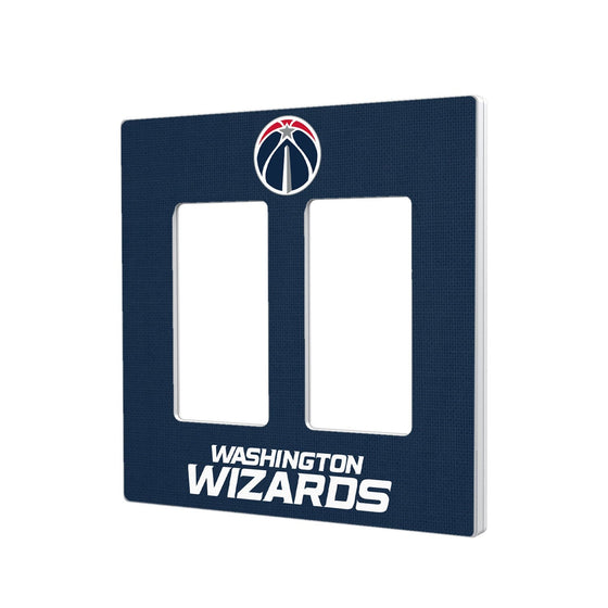 Washington Wizards Solid Hidden-Screw Light Switch Plate-3
