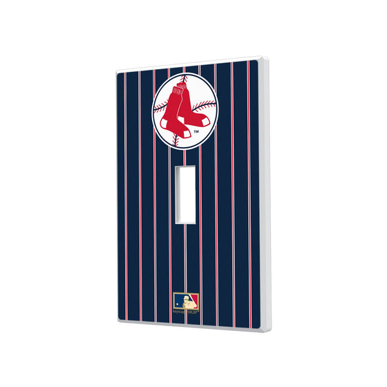 Boston Red Sox 1970-1975 - Cooperstown Collection Pinstripe Hidden-Screw Light Switch Plate - 757 Sports Collectibles